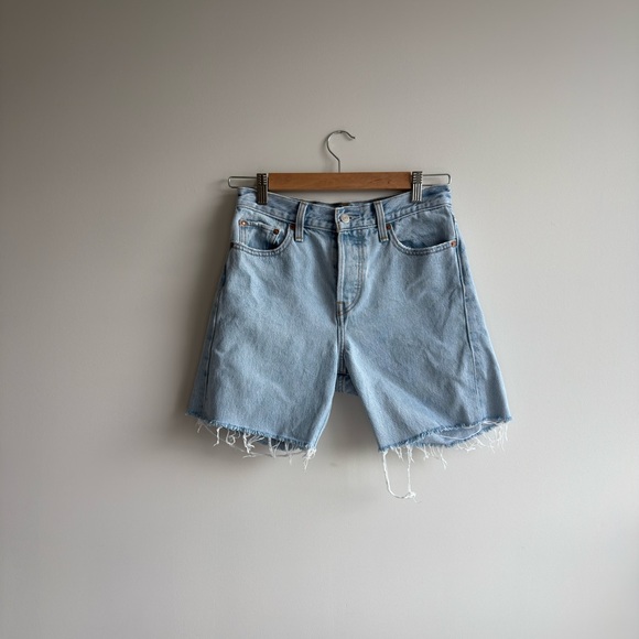 Levi's Pants - Levi’s Wedgie Mid Thigh Cut Off Shorts